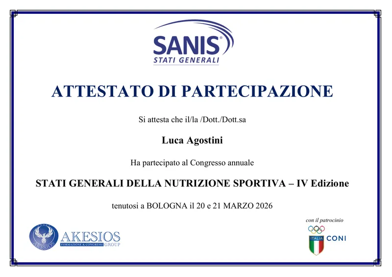 Luca Agostini Nutrizionista Padova